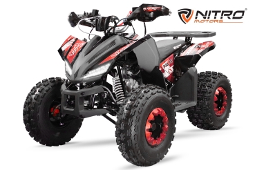 NITRO MOTORS 125cc midi Kinder Quad Rizzo RS8-3G Platin